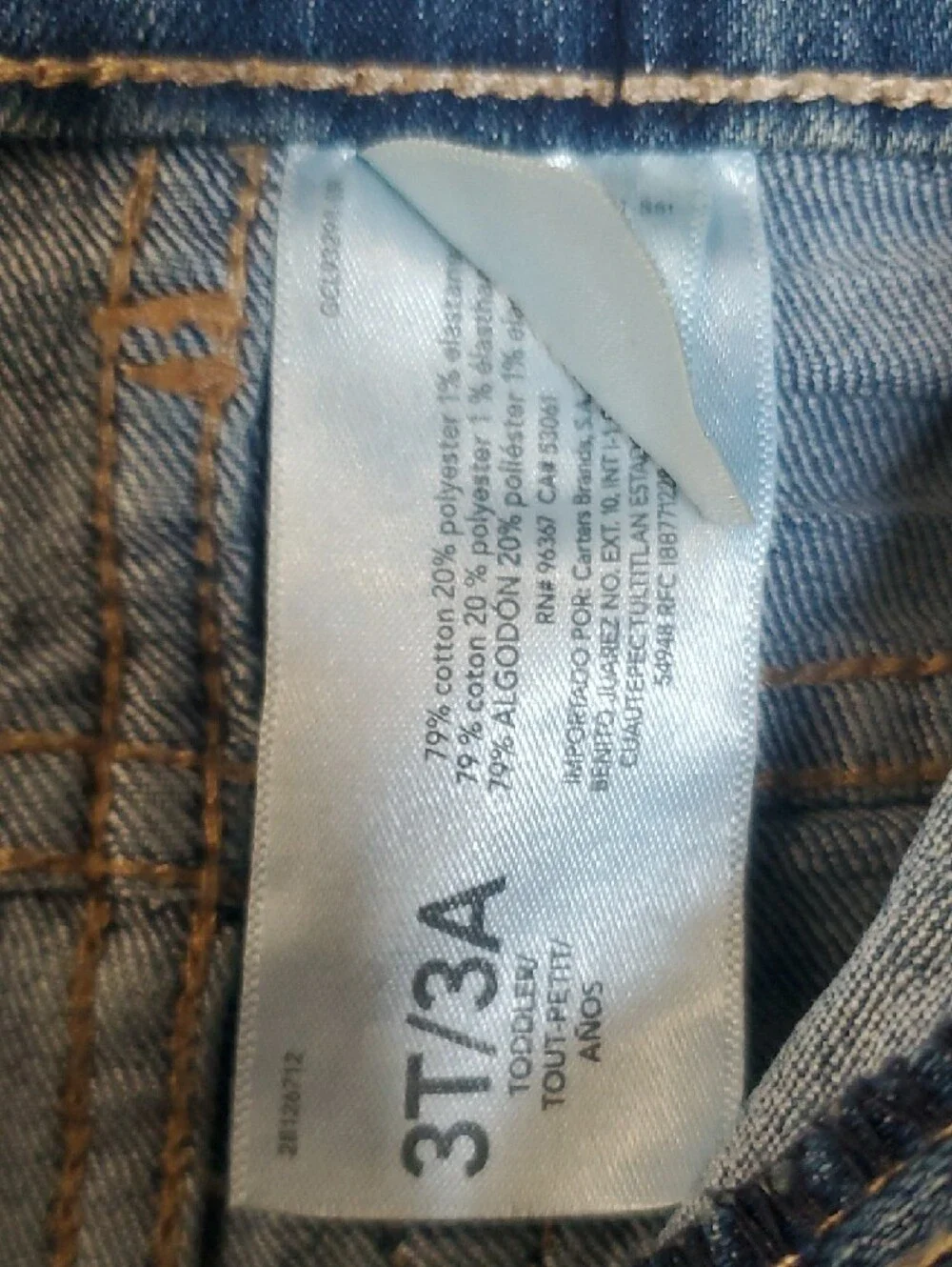 OshKosh B'gosh Boys' Light Blue Slim Straight Jeans Size 3T